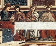 Andrea del Castagno Last Supper (detail) oil painting on canvas